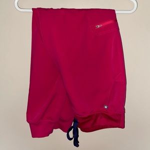 Figs Ultra Rose Zamora™ High Waisted 2.0 - Petite Jogger Scrub Pants